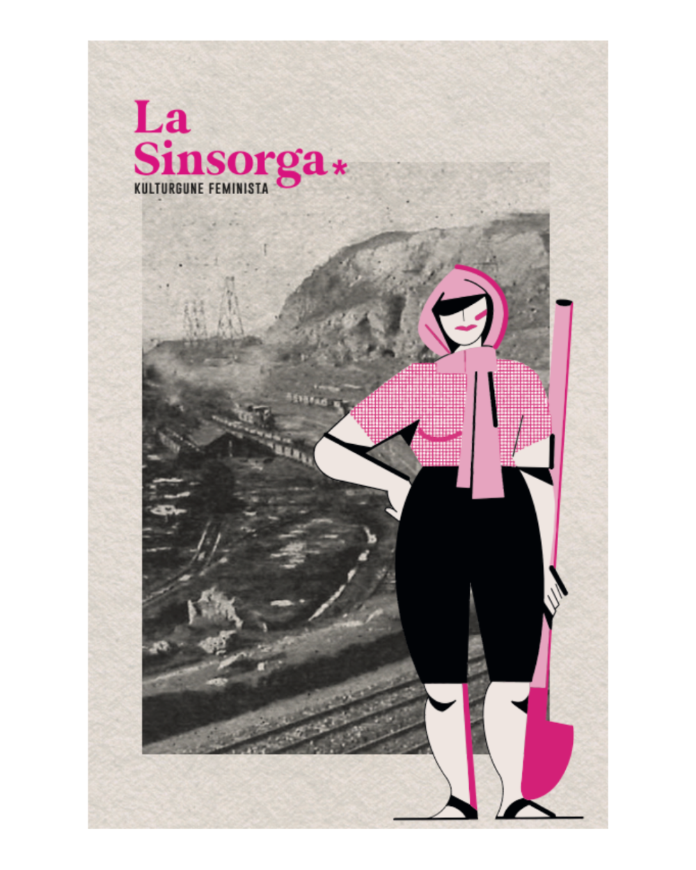 Postal - Una minera muy sinsorga
