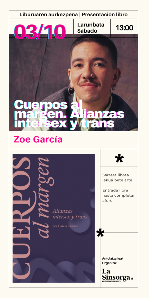 Cuerpos al margen. Alianzas intersex y trans, de Zoe García