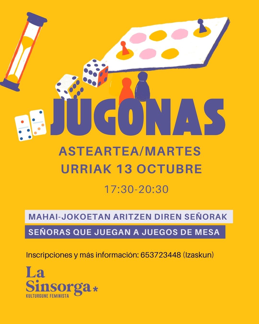 Jugonas: ladies who play board games.