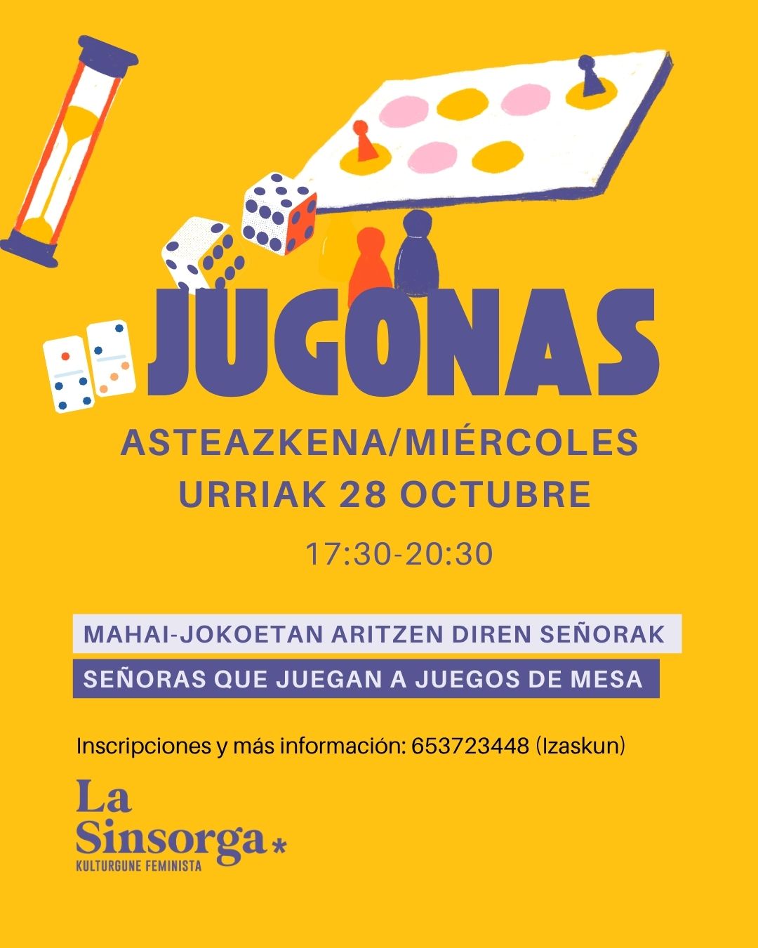 Jugonas: ladies who play board games.