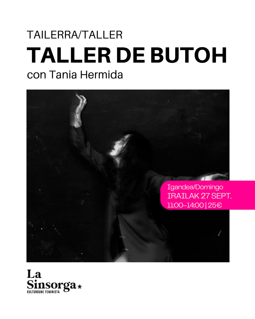 EROS PATHOS. Taller de butoh con Tania Hermida