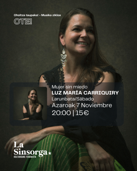 Mujer sin miedo - Concierto de Luz María Carriquiry
